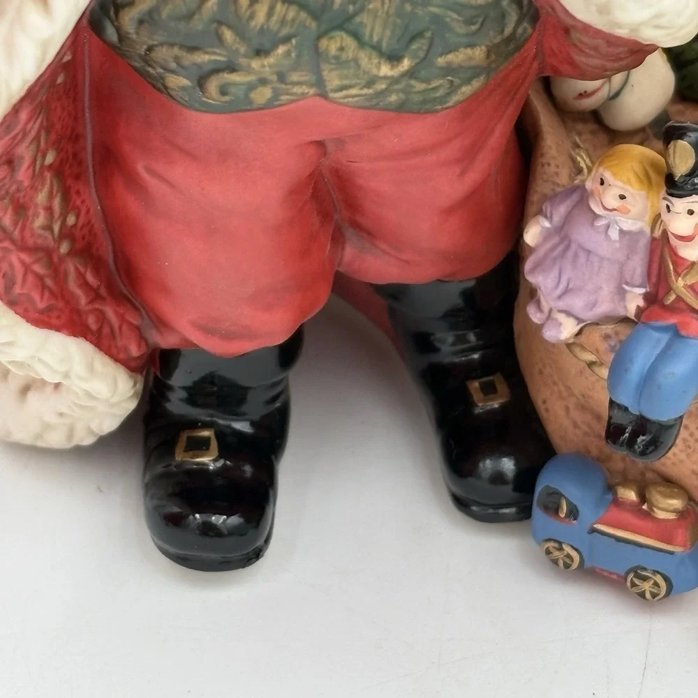 Partylite 7" Santa Checking His List Candle Holder Figurine P9841 Christmas‎ Box - Picture 6 of 10